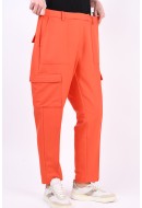 Pantaloni Dama Vero Moda Curve Vmcnylasage Hr Tapered Tangerine Tango